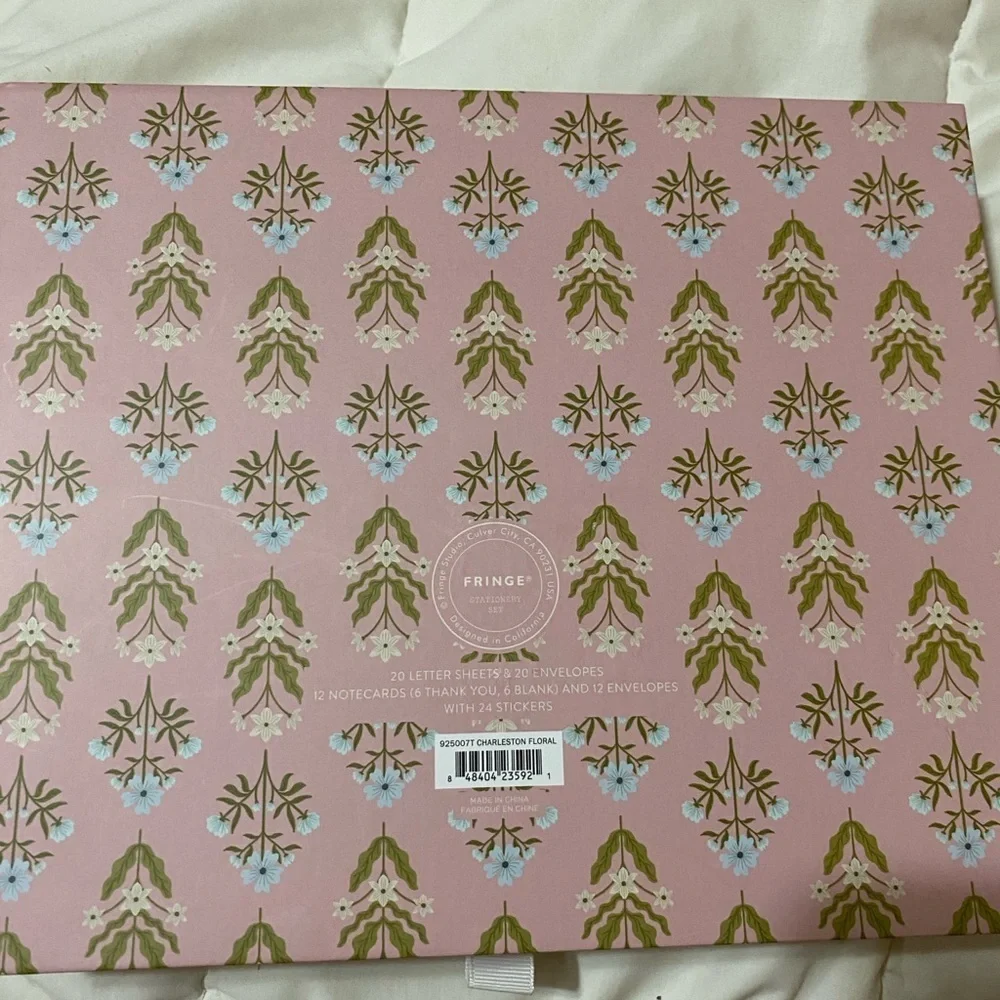 Fringe Studio Pink and Gold Stationery Set